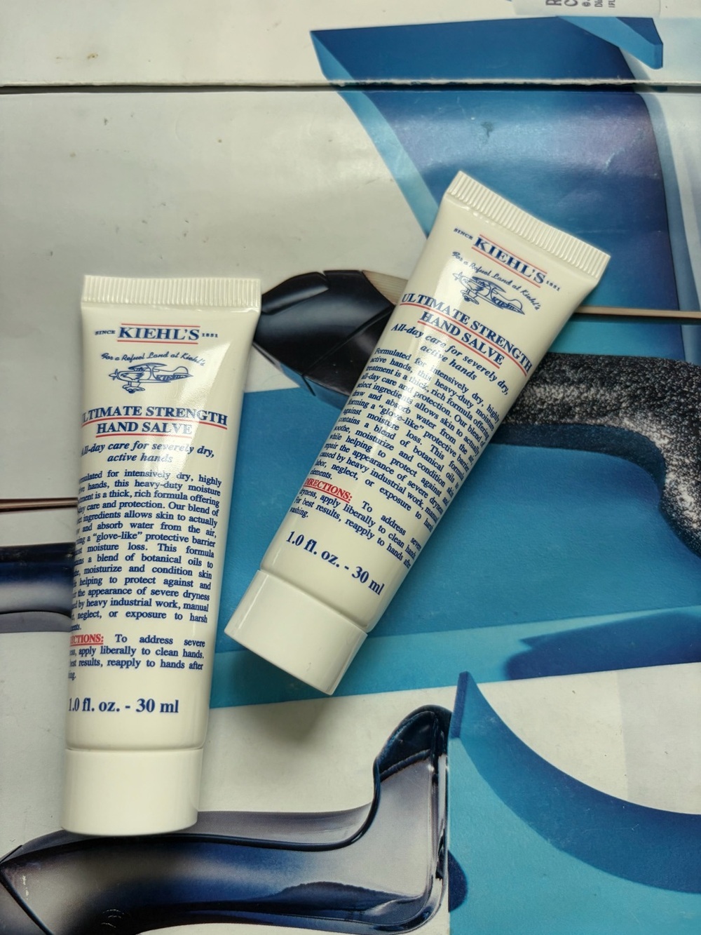 2x Kiehls Ultimate Strength Hand Salve Cream - 1 fl oz/30mL = 60ml